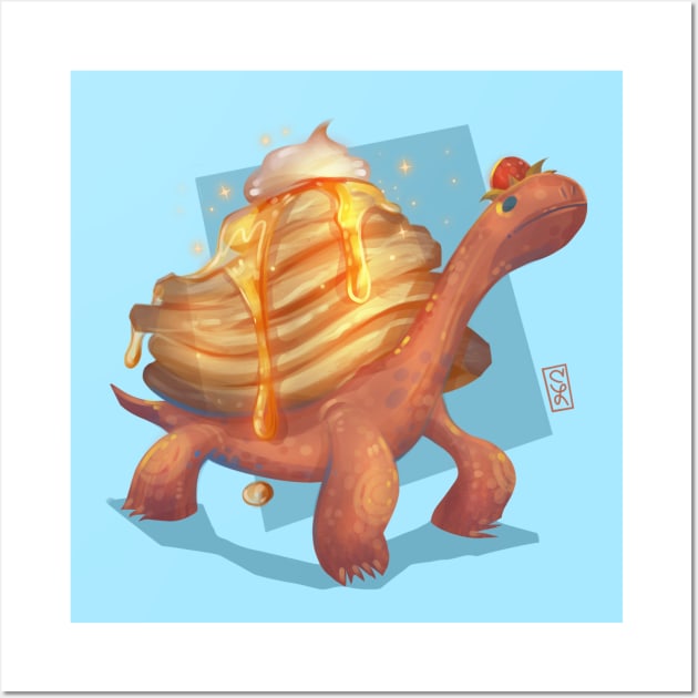 Pancake Turtle Wall Art by Claire Lin